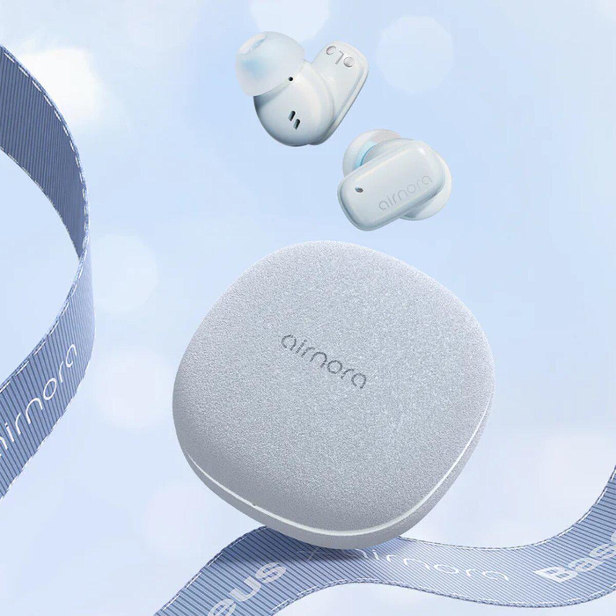 Беспроводные наушники Baseus AirNora 2 True Wireless Earphones Galaxy голубые - фото 8