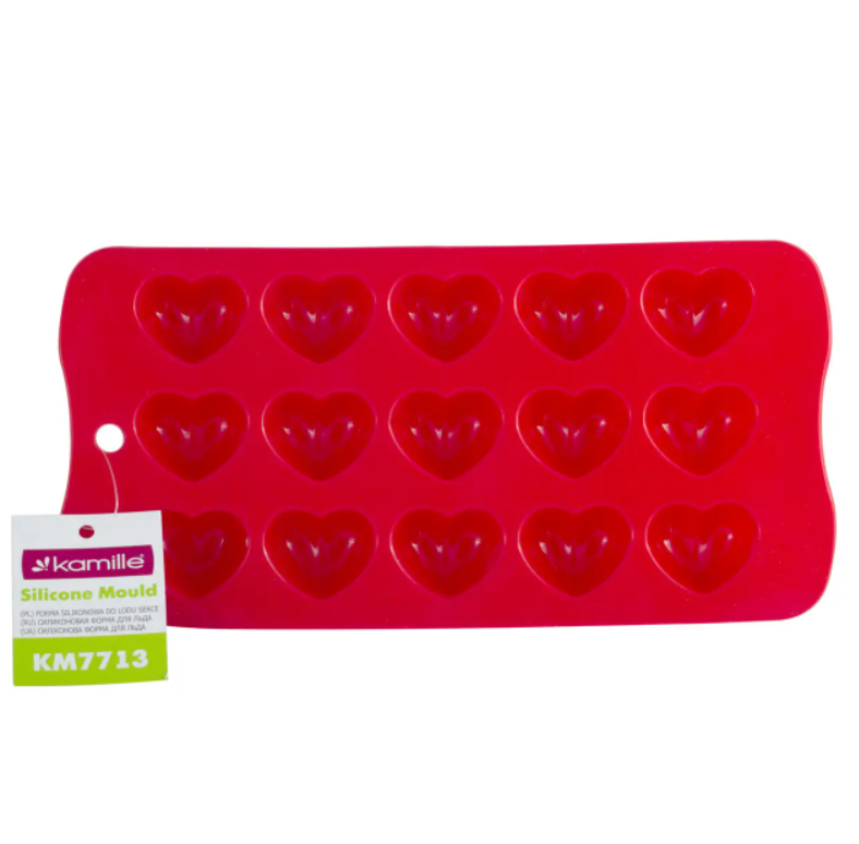 Форма для льоду силіконова Kamille KM-7713 21х10,5х2 см (NA002289)
