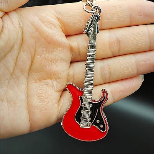 Брелок для ключей Гитара металлический Красный (99_10_0_1С) - фото 6 Брелок для ключей Гитара металлический Красный (99_10_0_1С) - фото 6