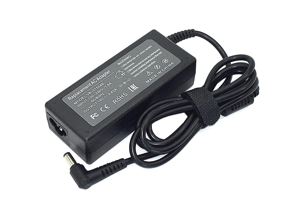 Блок питания для ноутбука Asus 65W 19V 3,42A 5,5 x 2,5 мм (075046) Блок питания для ноутбука Asus 65W 19V 3,42A 5,5 x 2,5 мм (075046)
