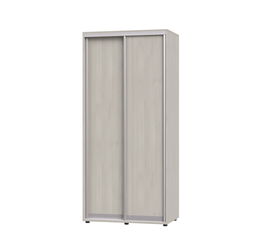 Шафа-купе з двома дверима Еверест ШК-01 110х60х220 см Шамоні Світлий (07098)