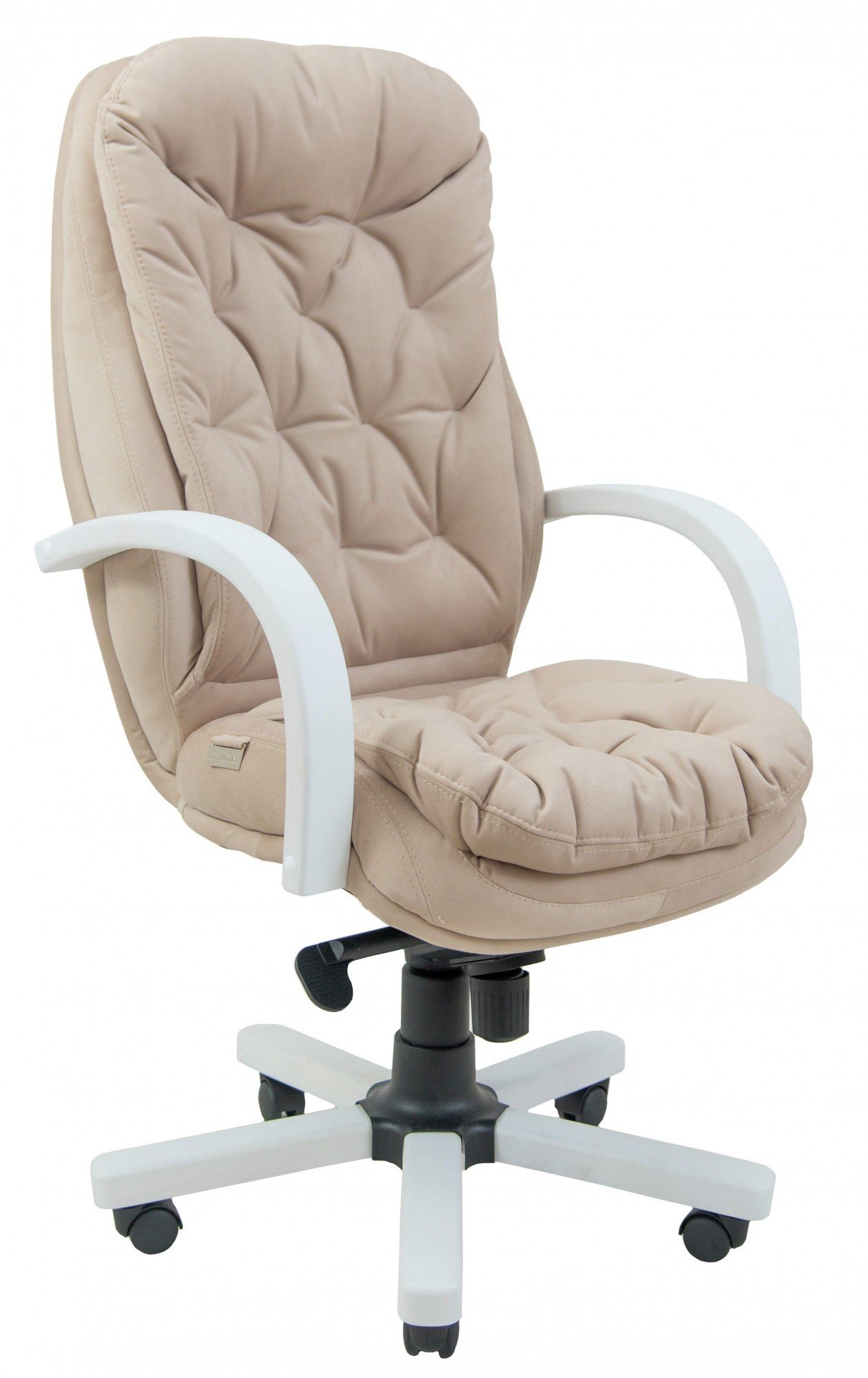 Офисное кресло руководителя Richman Венеция Мисти Mocco Wood М2 AnyFix Бежевый (6013ee2cee03ef61f515ddbf)