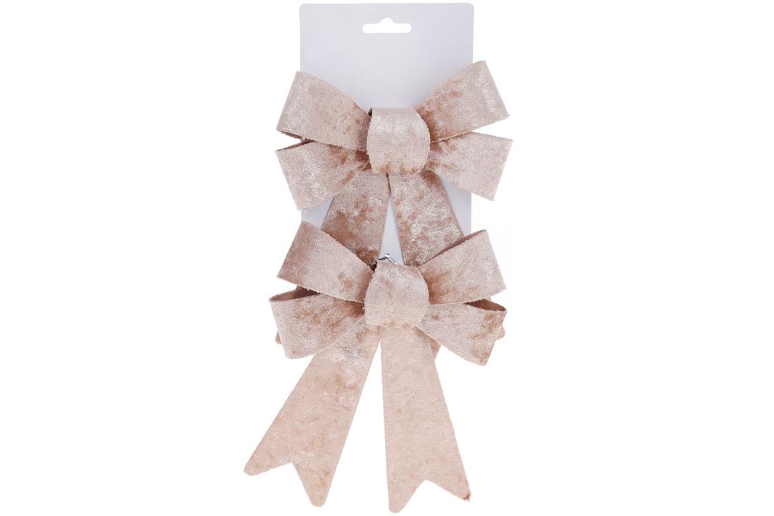 Новогодний подвеска BonaDi Бант 2 шт. (821-200)