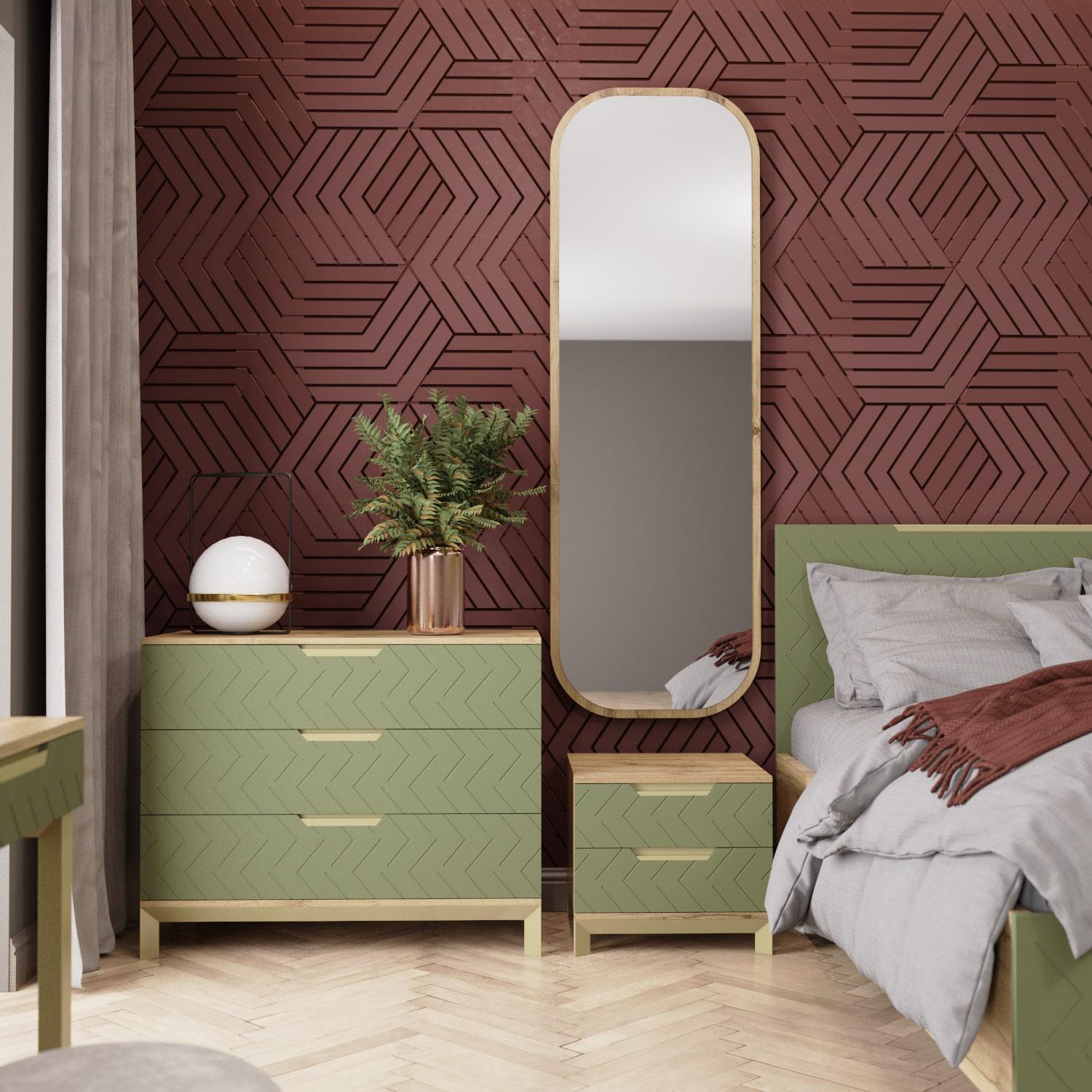 Тумба Art in Head Swan 500x500x450 мм Балі зелений (105120104) - фото 2 Тумба Art in Head Swan 500x500x450 мм Балі зелений (105120104) - фото 2