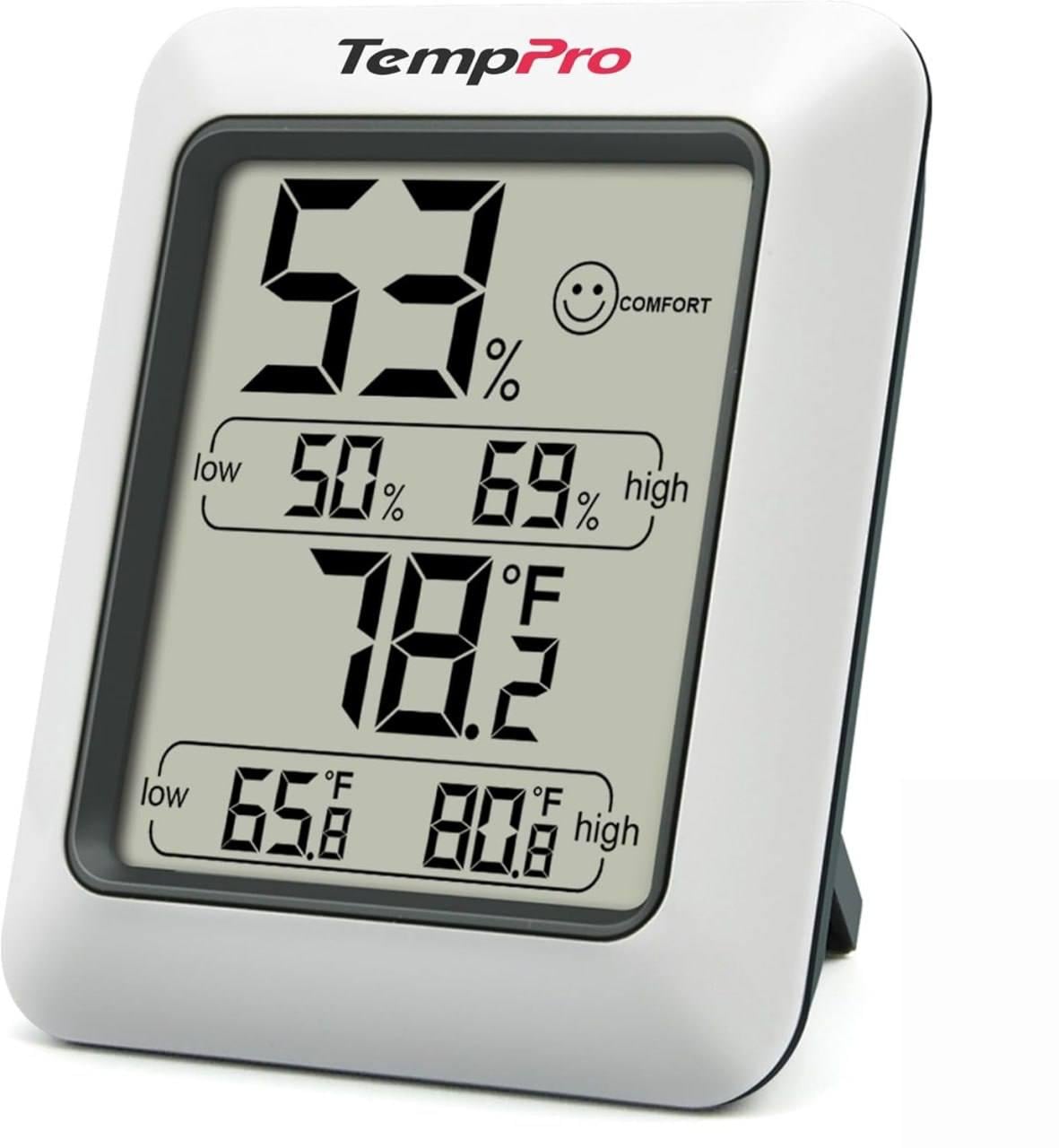 Термогигрометр цифровой ThermoPro TP50 для помещений Белый (12/1124)