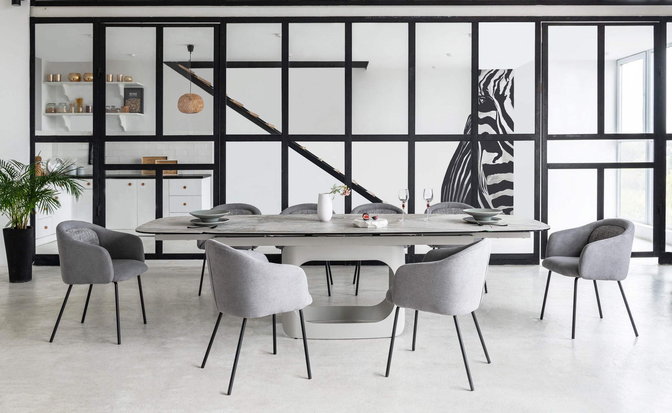 Стілець обідній Vetro Mebel Туман сірий/Чорний (M-242) - фото 9 Стілець обідній Vetro Mebel Туман сірий/Чорний (M-242) - фото 9