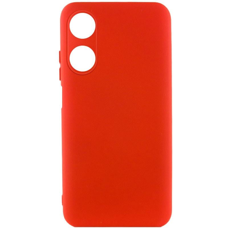Противоударный чехол Silicone Cover Lakshmi Full Camera (A) для Oppo A38 / A18 Красный / Red
