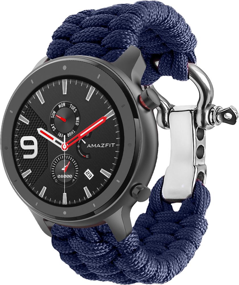 Ремінець з Паракорду Ruper для Amazfit GTR 47mm (22mm) Dark Blue (30812-5D)