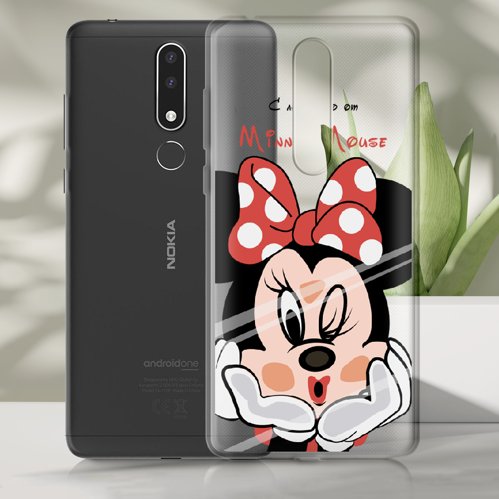 Чохол BoxFace Nokia 3.1 Plus Lady M Чорний силікон зі склом (36116-cc59-37737)