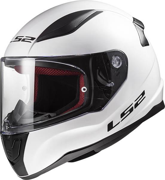 Мотошлем LS2 FF353 Rapid Solid M Gloss White (21189) - фото 9