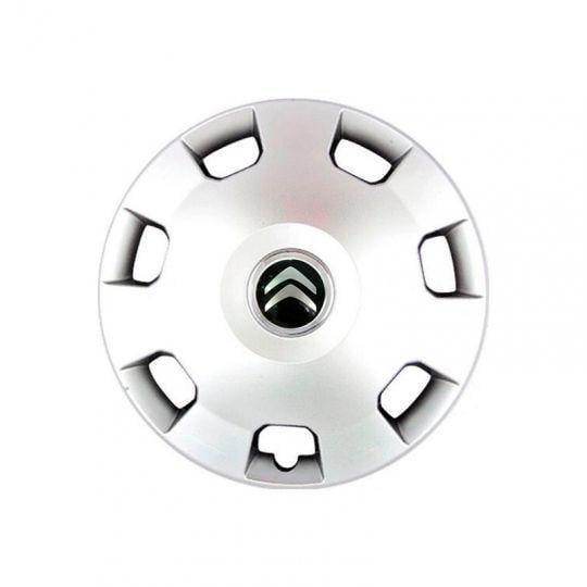 Автомобильные колпаки SKS 207 R14 с логотипом Citroen 4 шт. Серебристый