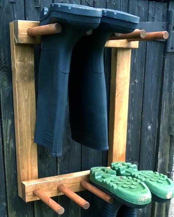 Полка для рабочей обуви из дерева Тихоа Бланже (РОБ-000401)