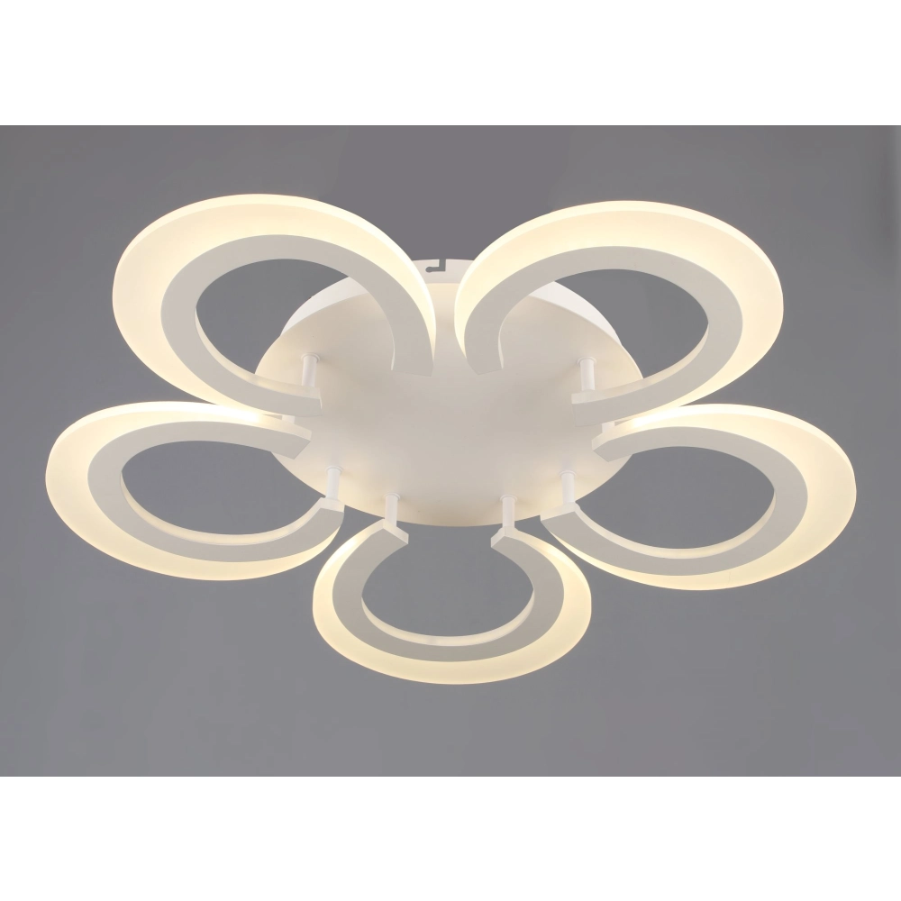 Люстра потолочная 5 плафонов LED Valeso YH1426/5 35W Белый