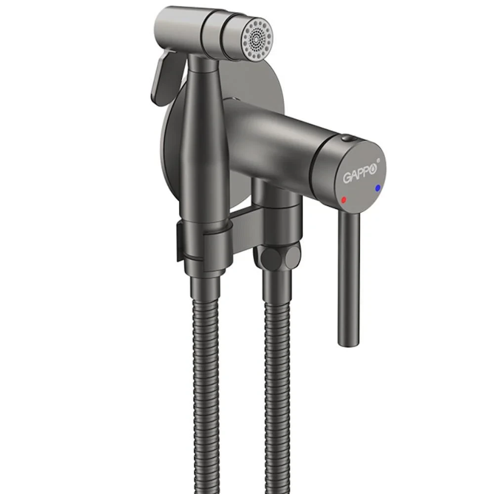 Гигиенический душ встраиваемый GAPPO G7206-9 латунь оружейная сталь (2999643129)