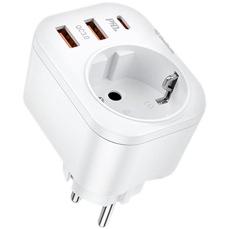 Зарядное устройство сетевое Gelius Moxie GP-HC050 2USB QC3,0 Type-C PD20W White (90472) - фото 4 Зарядное устройство сетевое Gelius Moxie GP-HC050 2USB QC3,0 Type-C PD20W White (90472) - фото 4