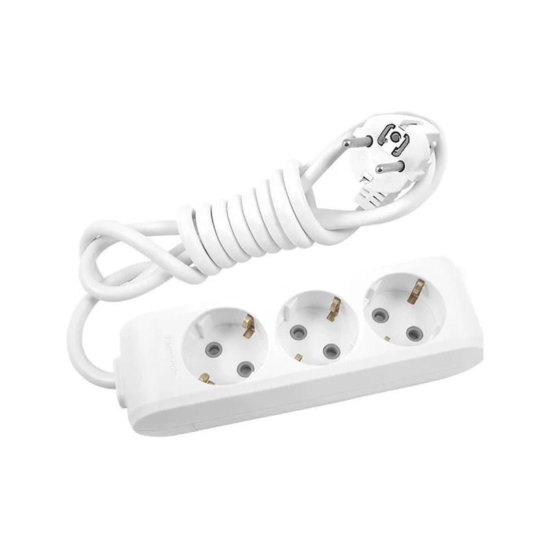 Удлинитель с заземлением и защитными шторками Panasonic X-tendia 3 м 3 гнезда Серый (WLTB04332GR-UA1) - фото 1 Удлинитель с заземлением и защитными шторками Panasonic X-tendia 3 м 3 гнезда Серый (WLTB04332GR-UA1) - фото 1