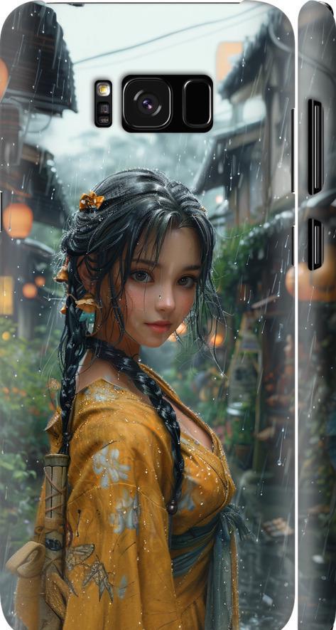 Чехол на Samsung Galaxy S8 Anime-girl (6133m-829-42517)