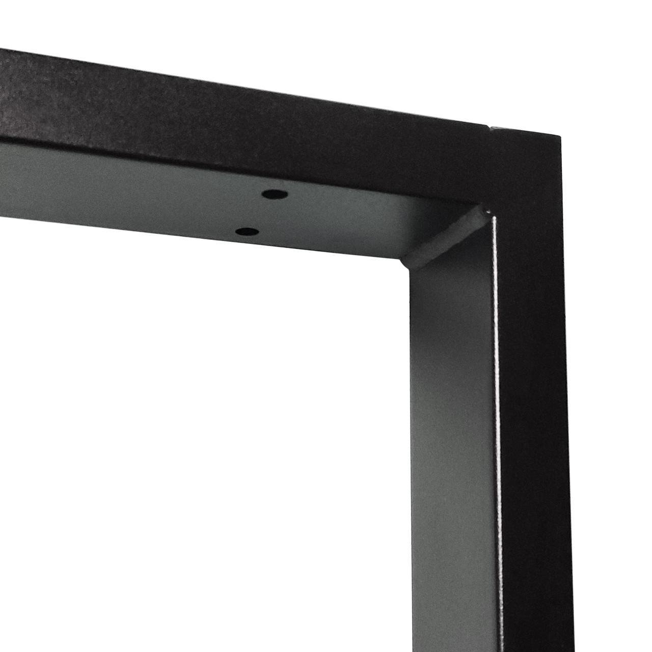 Опора для стола из металла 600х200 мм H 730 мм Черный (1036) - фото 8 Опора для стола из металла 600х200 мм H 730 мм Черный (1036) - фото 8