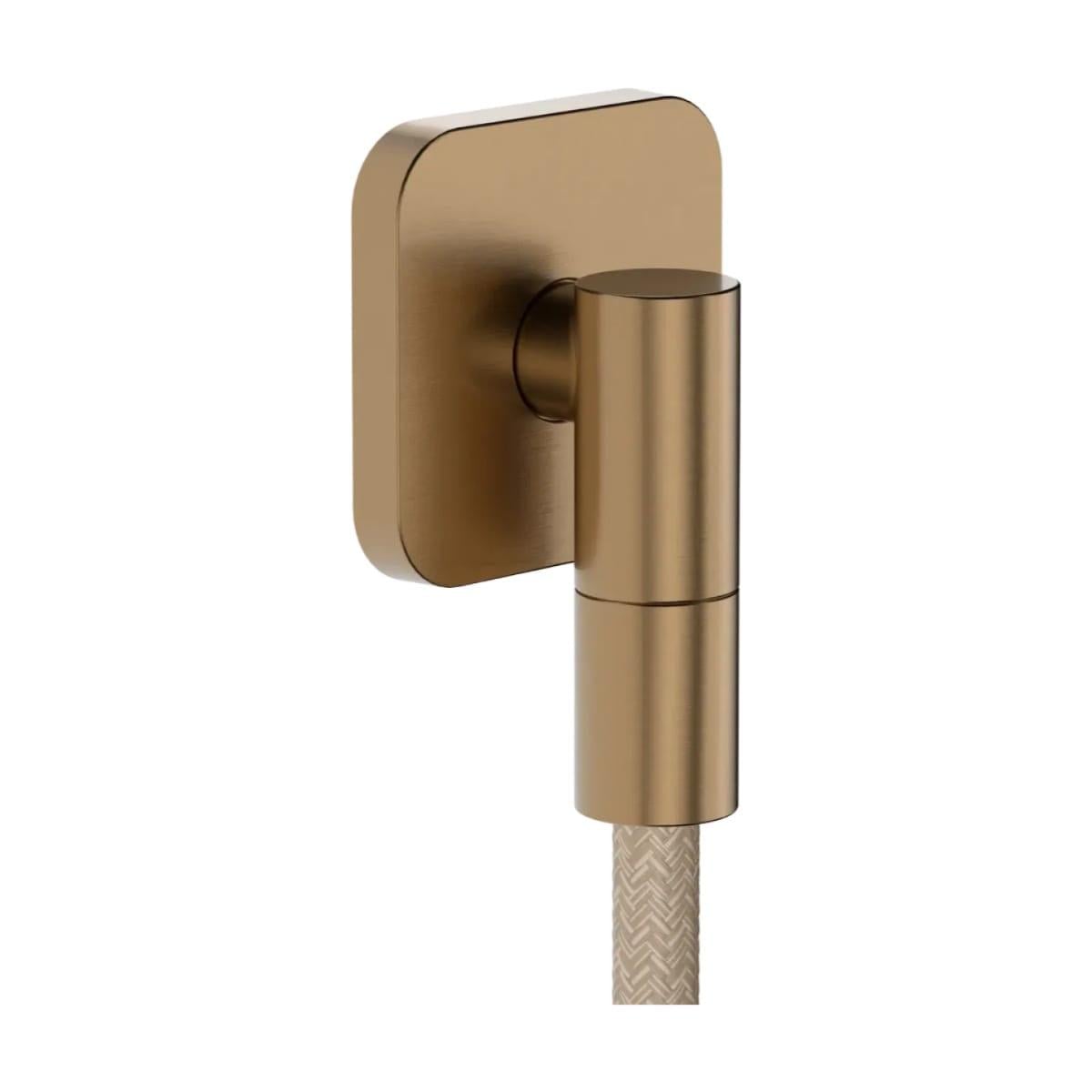 Шланговое подключение для душа Hansgrohe FixFit Fine Q металл Бронзовый (28884140)