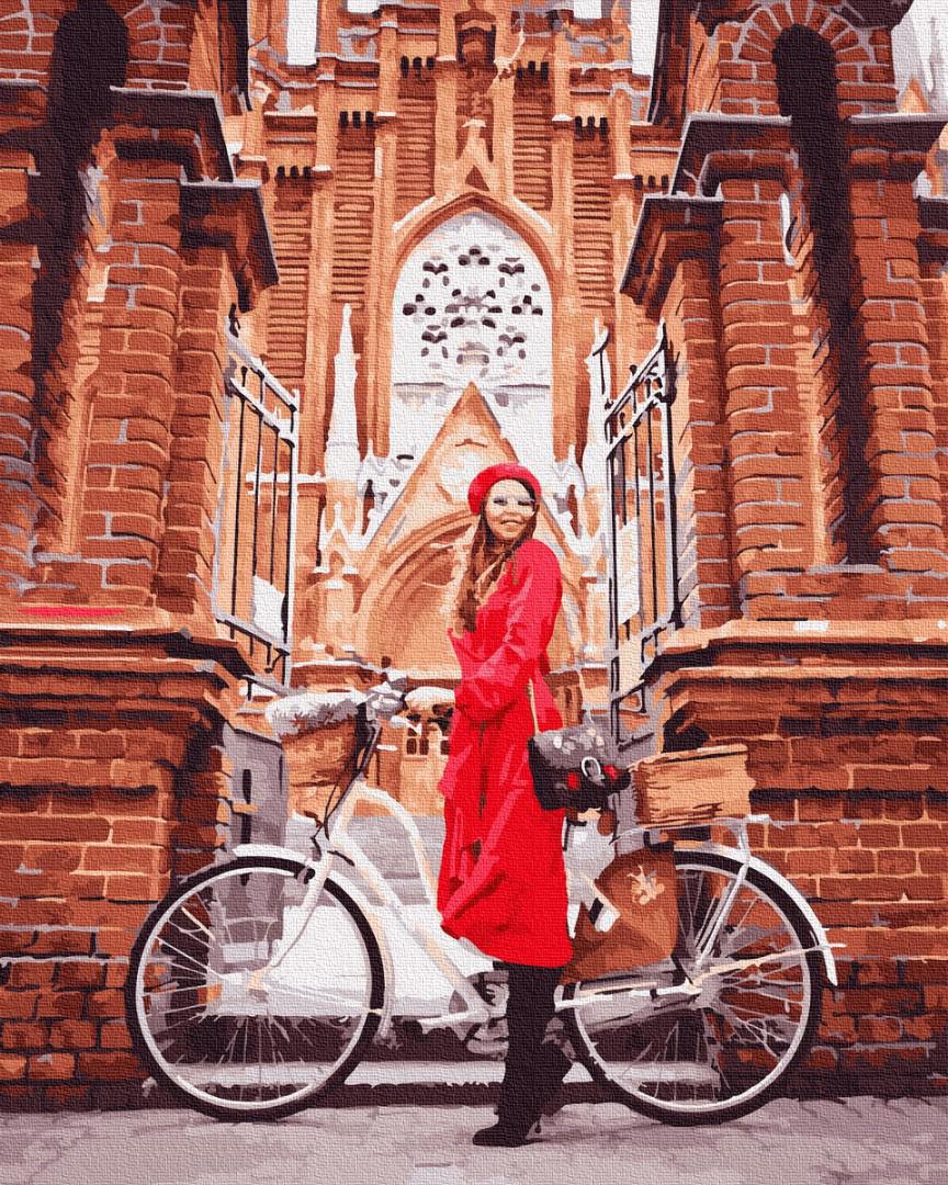 Картина по номерам Brushme "Девушка в красном плаще" 40х50 см (BK-GX25442) Картина по номерам Brushme "Девушка в красном плаще" 40х50 см (BK-GX25442)