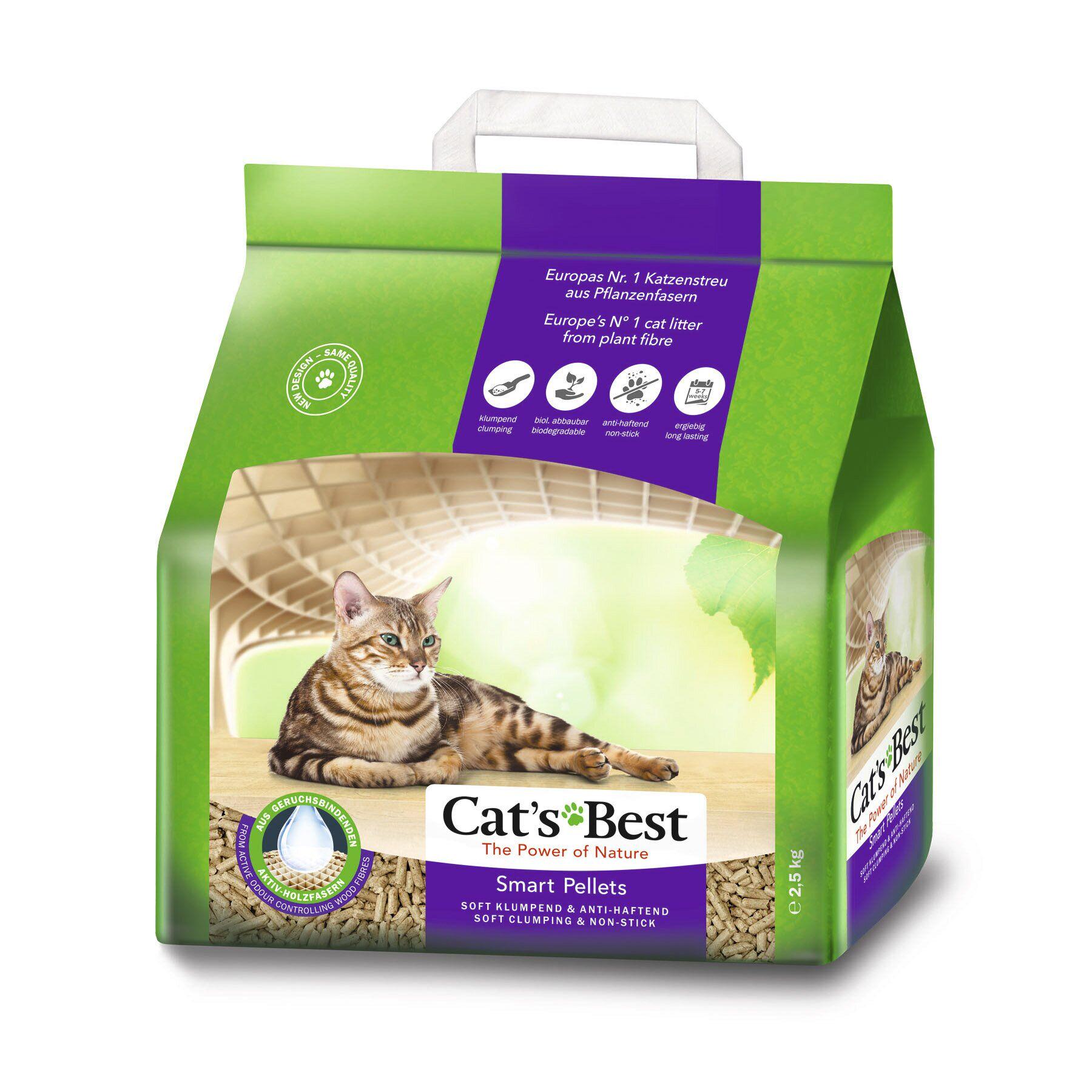 Наполнитель деревянный Cats Best Smart Pellets 5 л/2,5 кг (JRS320213/2135) Наполнитель деревянный Cats Best Smart Pellets 5 л/2,5 кг (JRS320213/2135)