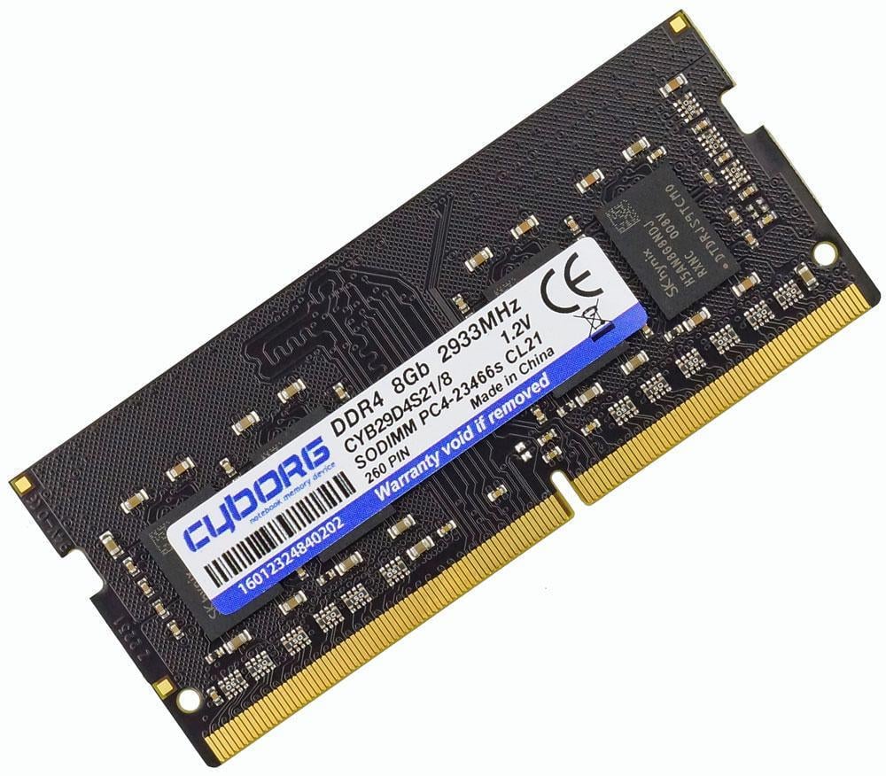 Оперативна пам'ять CYBORG DDR4 SO-DIMM 2933MHz 8GB PC4-23400 (CYB29D4S21/8) Оперативна пам'ять CYBORG DDR4 SO-DIMM 2933MHz 8GB PC4-23400 (CYB29D4S21/8)