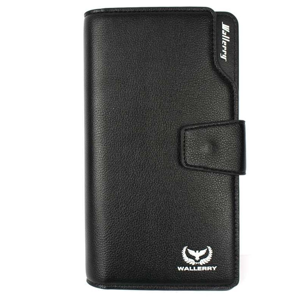 Мужской кошелек-портмоне Wallerry S 1063 Черный