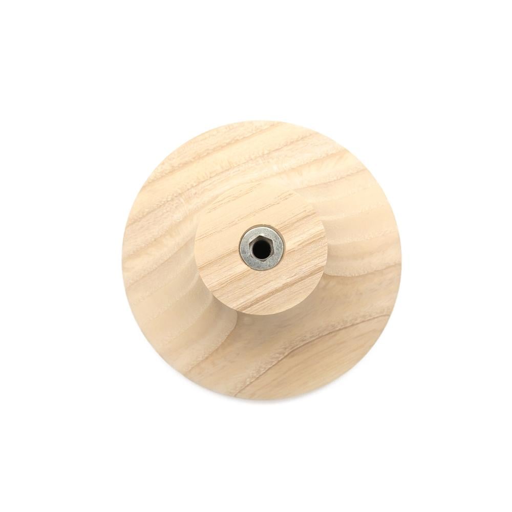 Гачок дерев'яний меблевий для одягу ø90 мм 1 шт. Ясен (48905) - фото 4 Гачок дерев'яний меблевий для одягу ø90 мм 1 шт. Ясен (48905) - фото 4
