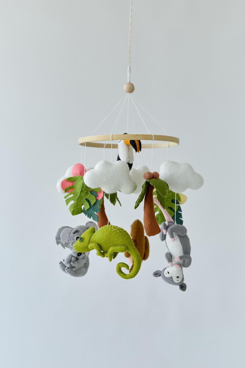 Мобиль детский WoollyFox Джунгли (27861213)