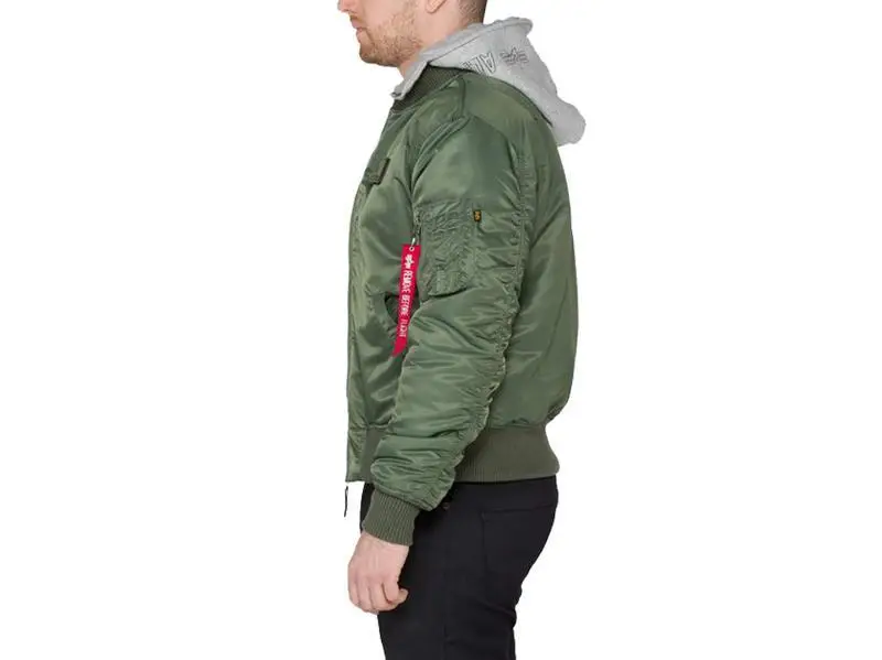 Куртка Alpha Industries MA-1 D-TEC S Olive (MJM38029C1OS) - фото 4