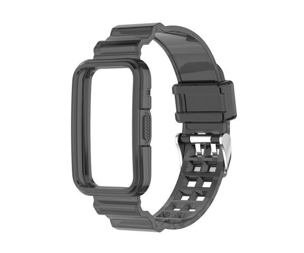 Ремінець Glacier Armor для смарт-годинників Huawei Watch Fit 2 з металевою застібкою Чорний