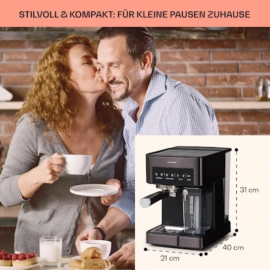 Кавоварка KLARSTEIN Arabica Comfort 10041523 1350 W 20 бар - фото 7
