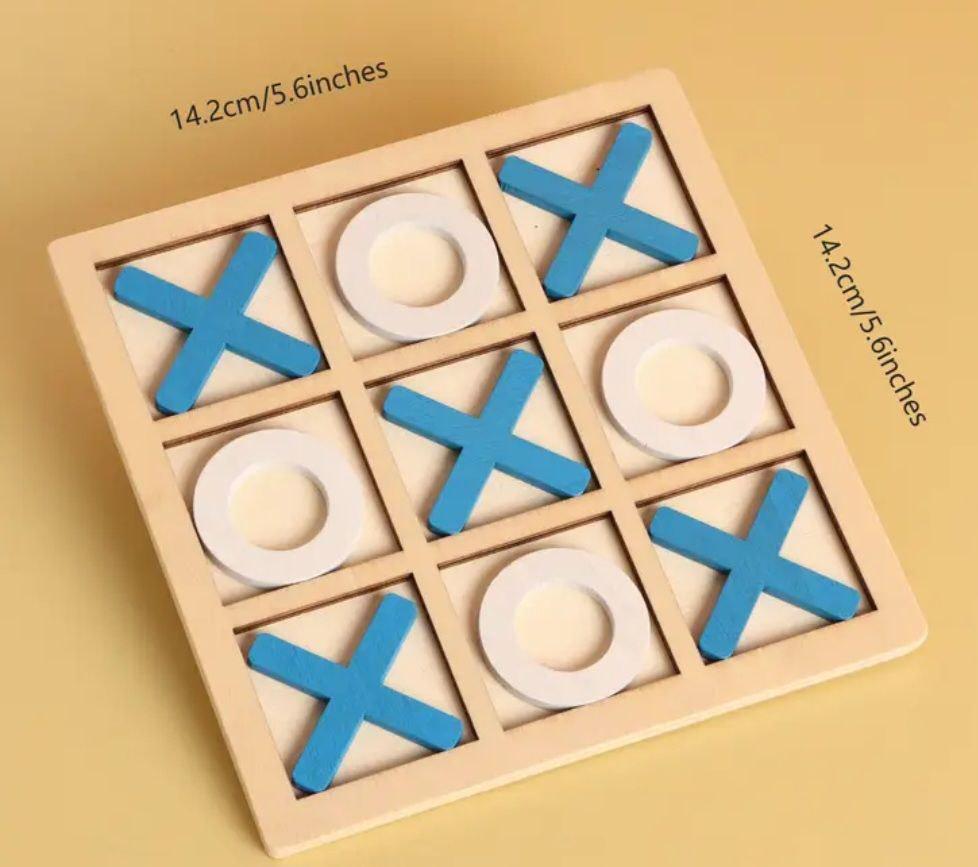 Настільна гра для дітей та дорослих Хрестики-Нолики дерев'яна Синій (Т-1016) - фото 3 Настільна гра для дітей та дорослих Хрестики-Нолики дерев'яна Синій (Т-1016) - фото 3