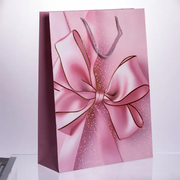 Подарочный пакет с бантом 30х12х42 см 12 шт. (HP-10359-14) - фото 3 Подарочный пакет с бантом 30х12х42 см 12 шт. (HP-10359-14) - фото 3