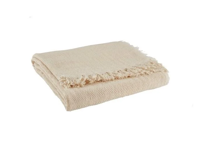 Плед з поліестеру 130x150 см Бежевий Плед з поліестеру 130x150 см Бежевий