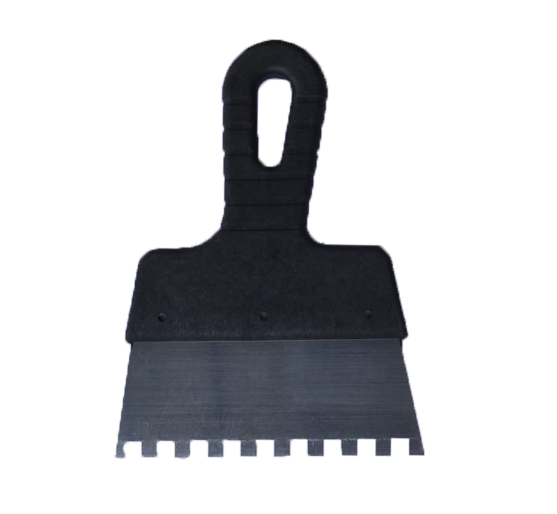 Шпатель из нержавеющей стали 150 мм зуб 10х10 мм (55521)