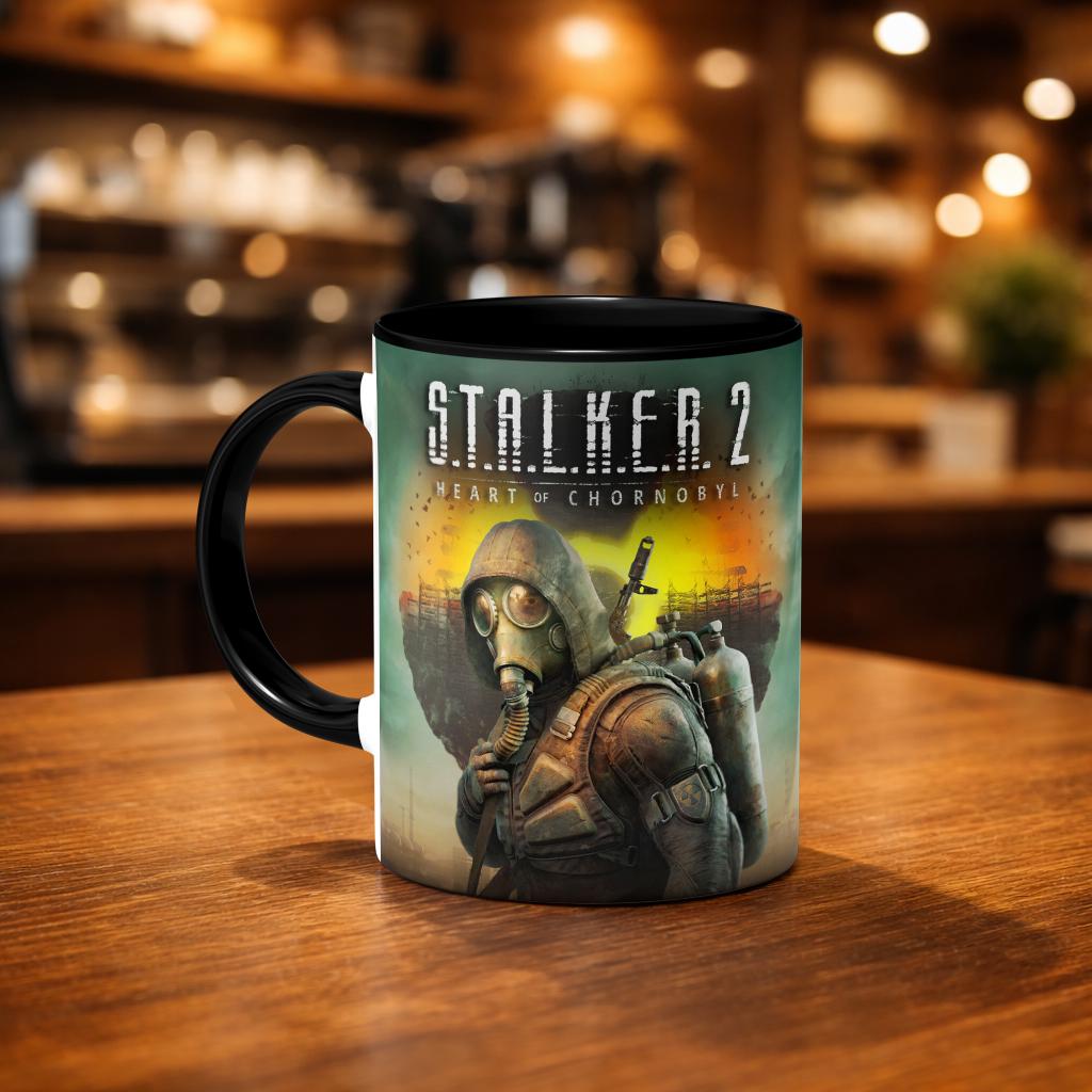 Чашка STALKER 2: Heart of Chornobyl 330 мл Черный (ST-LV-02)