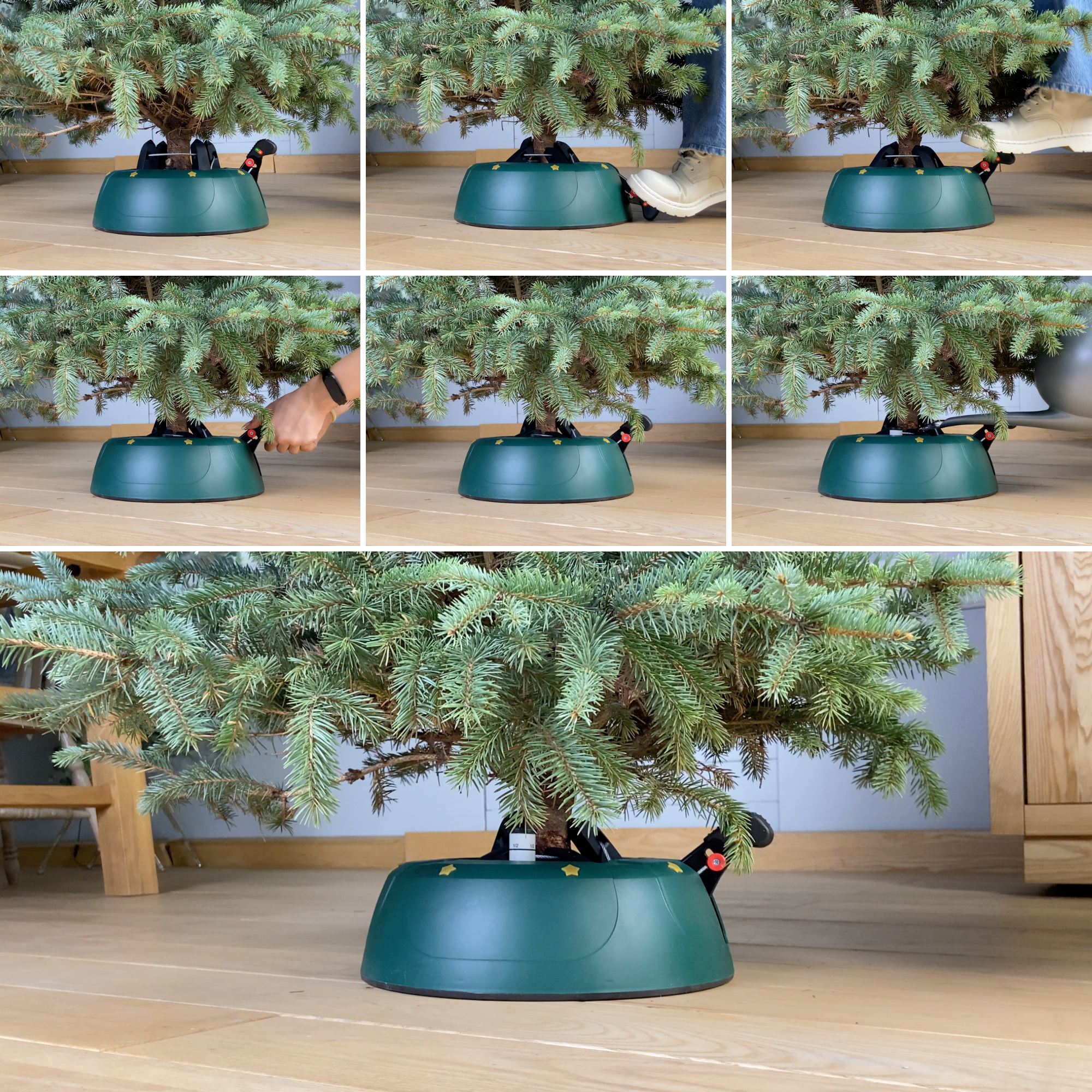 Підставка під ялинку Kamai START 2 до 2 м Зелений (1593040000011) - фото 9 Підставка під ялинку Kamai START 2 до 2 м Зелений (1593040000011) - фото 9