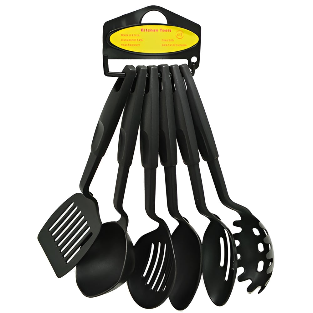 Набір кухонного приладдя Stenson TD00180 6 шт. 26 см Чорний (26075725)
