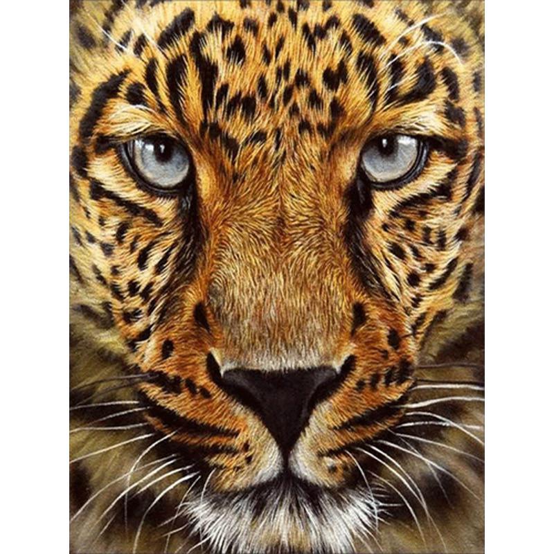 Алмазная мозаика Strateg Гепард без подрамника 30х40 см (JSDF79613)