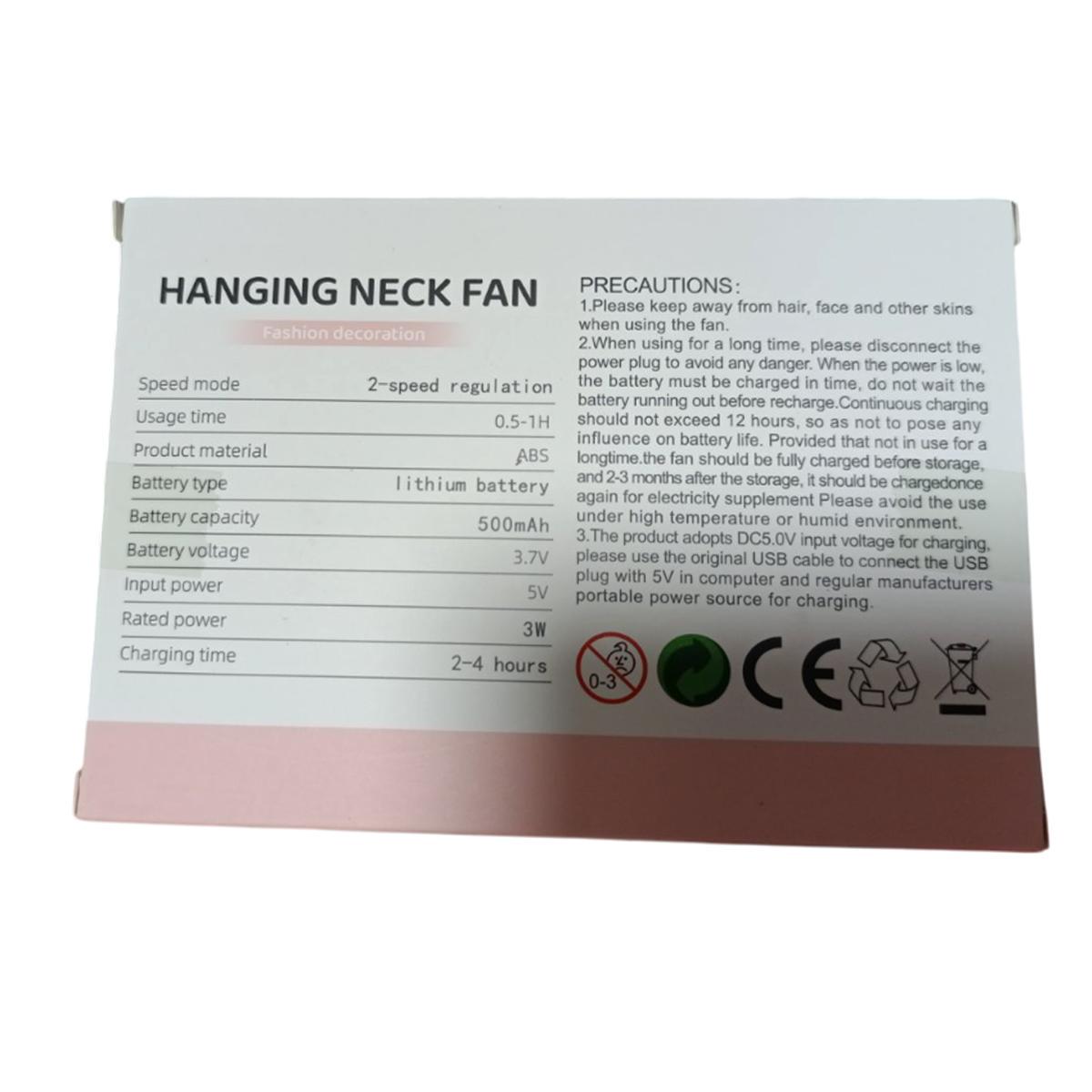 Вентилятор Capibara Hanging Neck Fan USB WL-1557 возраст 3 портативный подвесной на шею Brown (200309) - фото 8 Вентилятор Capibara Hanging Neck Fan USB WL-1557 возраст 3 портативный подвесной на шею Brown (200309) - фото 8