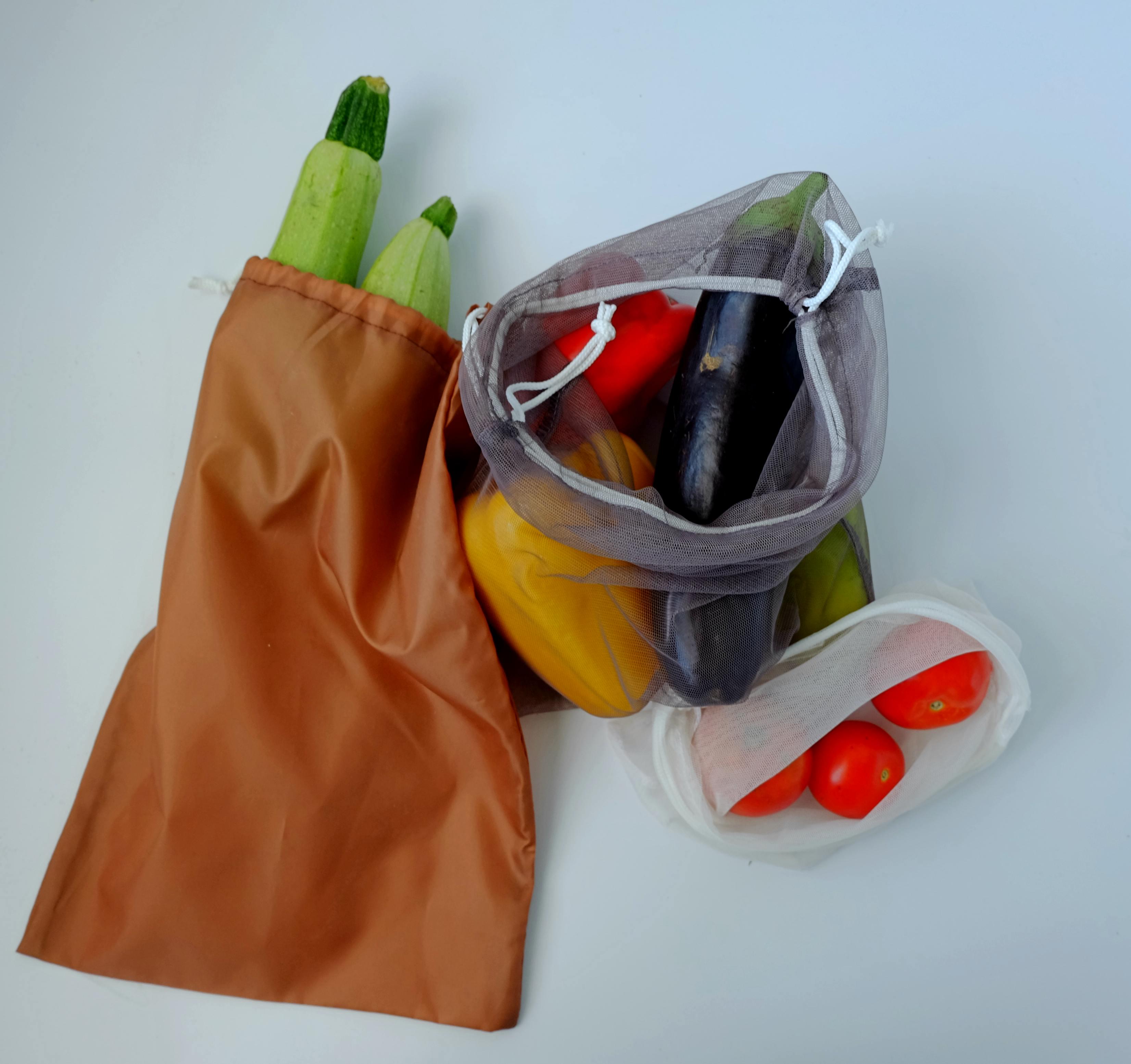 Мішечки еко багаторазові для покупок 5 шт. (29113863) - фото 2 Мішечки еко багаторазові для покупок 5 шт. (29113863) - фото 2