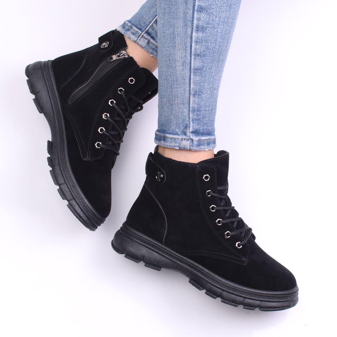 Ботинки женские на шнуровке 333976 р. 38 24 см
