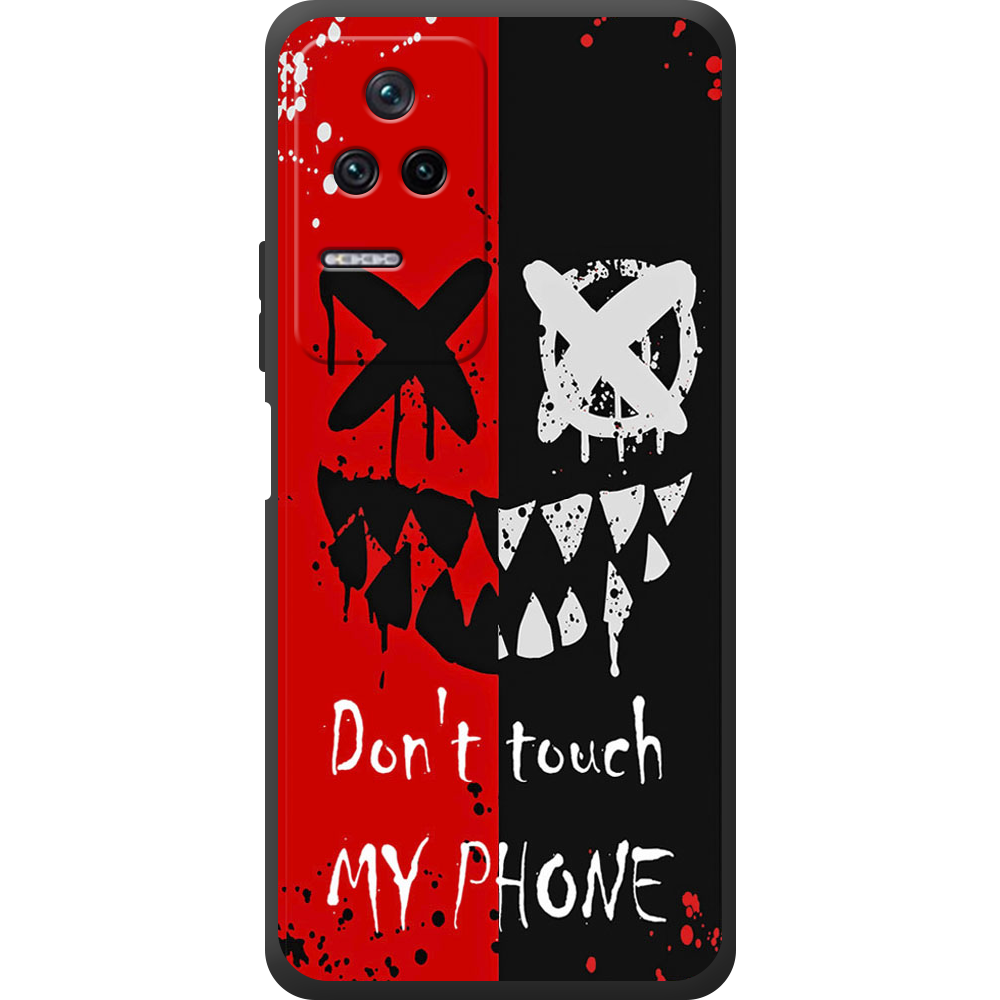 Чохол BoxFace Xiaomi Poco F4 Bad Smile Чорний силікон (44474-up2468-44484)