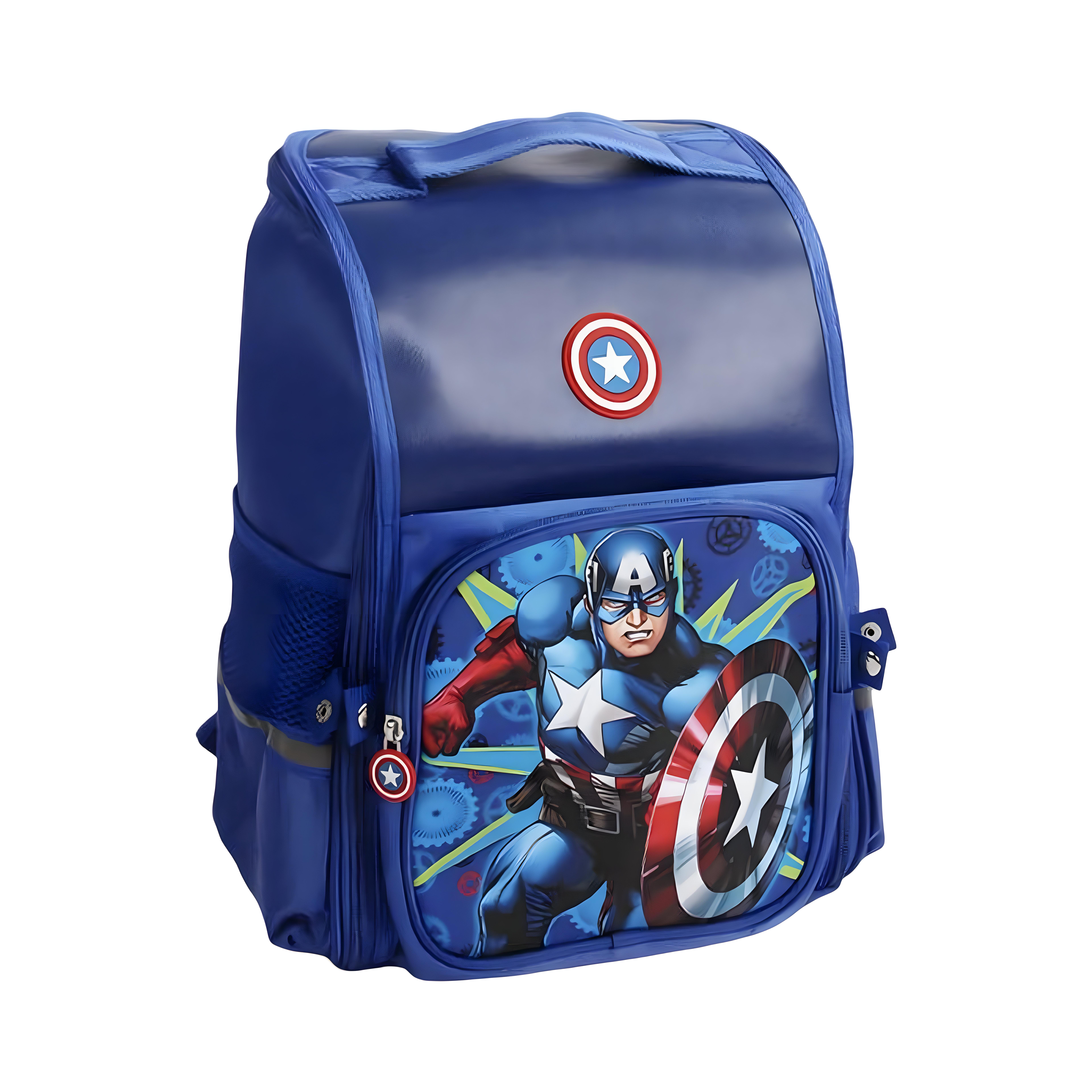 Рюкзак детский школьный для мальчиков с изображением Капитан Америка C 65481-1 (28784654)