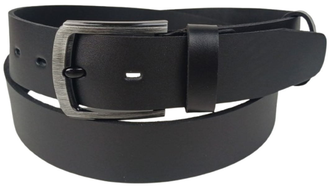 Ремень мужской Skipper джинсовый 4,5 см Черный (31267357)