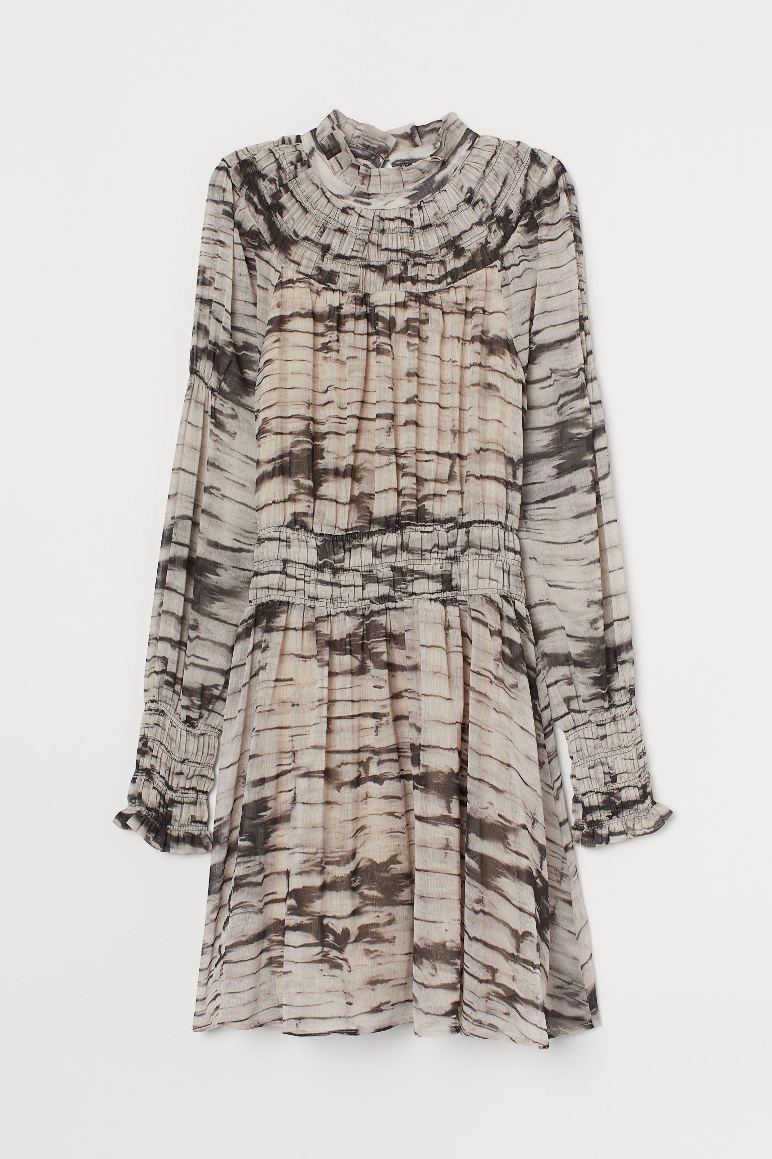 Платье H&M р. 40 Бежево-черный (2210805440)