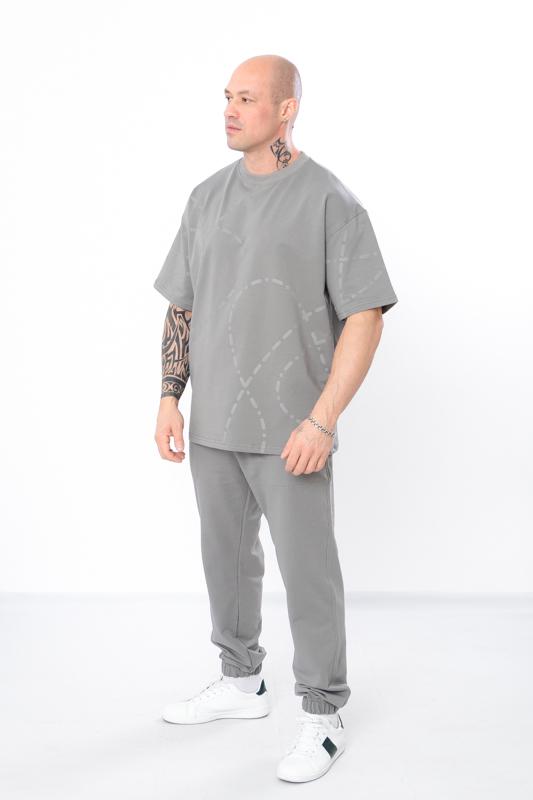 Комплект чоловічий футболка та штани Носи Своє р. 48 Сірий (8407-057-33-v11)