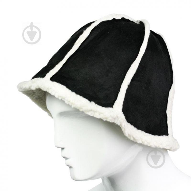 Шапка Дубленка Beani'qe Степная Лоскуты Afghan 30х23 см Черный (21091)