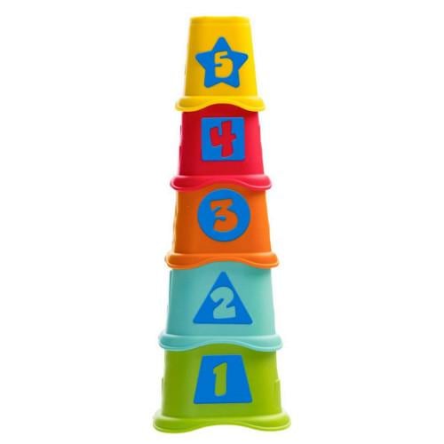Развивающая игрушка Chicco Stacking Cups Пирамидка 2в1 (09373.00)